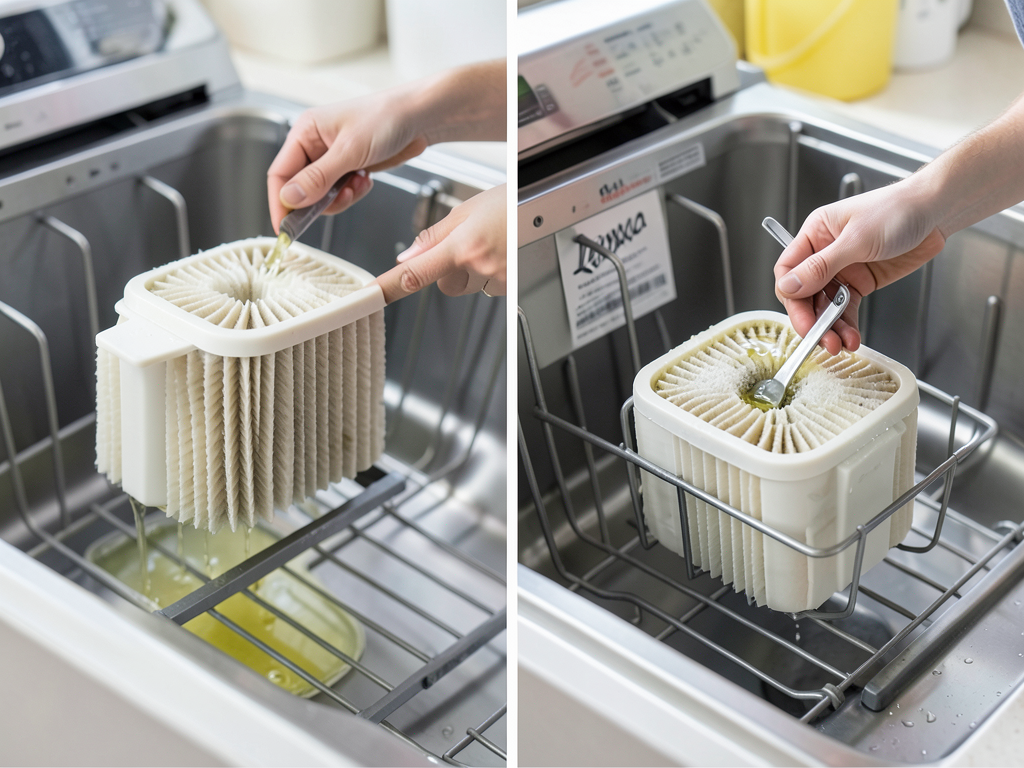 How to clean a clogged dishwasher filter to stop standing water in your Lenexa kitchen
