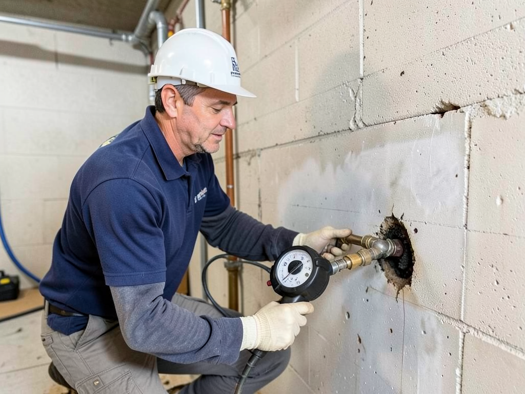 Is it a plumbing leak or just groundwater how to t